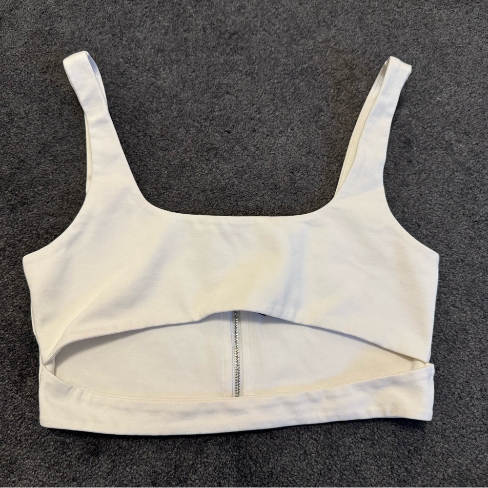 White Crop Top